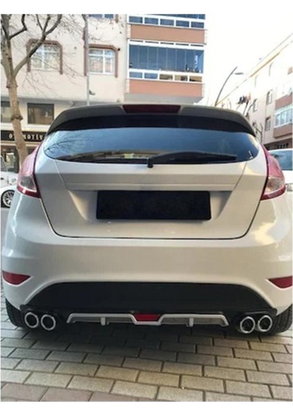 Ford Fiesta Krom Çift Egzoz Görünümlü Difüzör