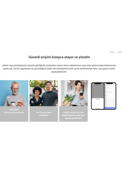 Ezvız CS-DL04 Tuş Takımlı Akıllı Sürgü Kilidi fırsatları