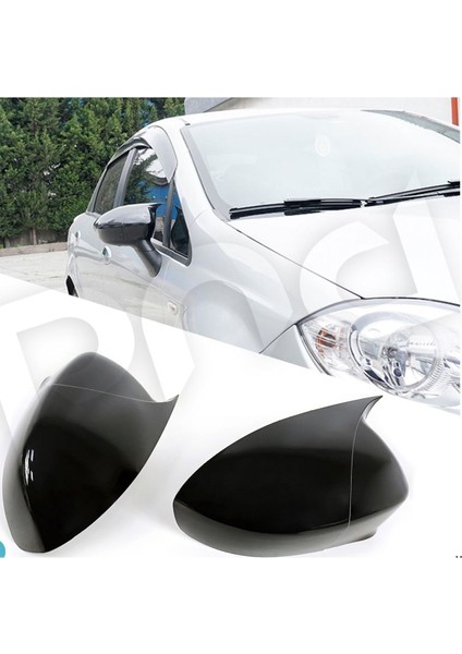 2007-2015 Fıat Lınea Batman Yarasa Ayna Kapağı ( Sağ ve Sol Birlikte )