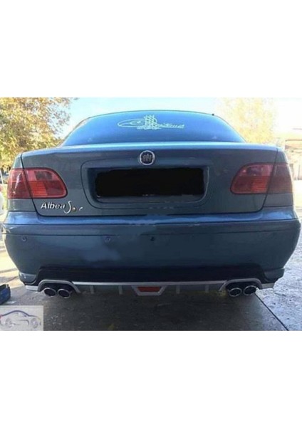 Fiat Albea Difüzör Siyah Universal Plastik 4 Çıkış Egzoz Görünümlü - Siyah Renk