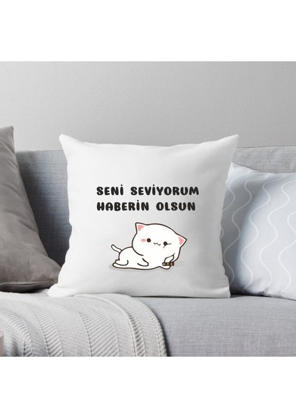 Seni Seviyorum Haberin Olsun Kırlent