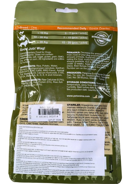Good Job Köpek Ödülü, 100G