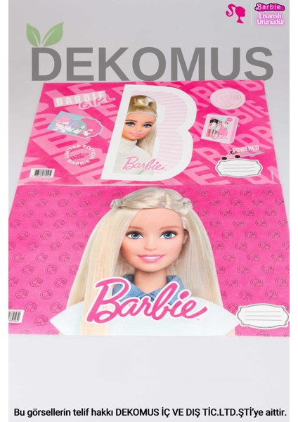 Lisanslı Barbıe 2'li Beslenme Örtüsü