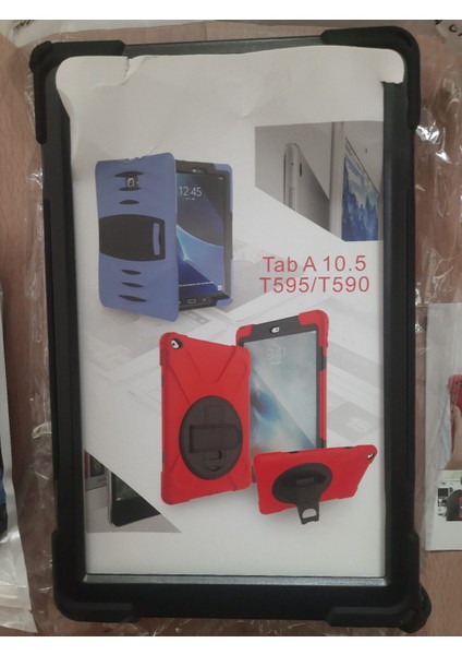 Samsung Galaxy Tab A 10.5 Zırhlı Askılı Kılıf Sm - T510 /T590