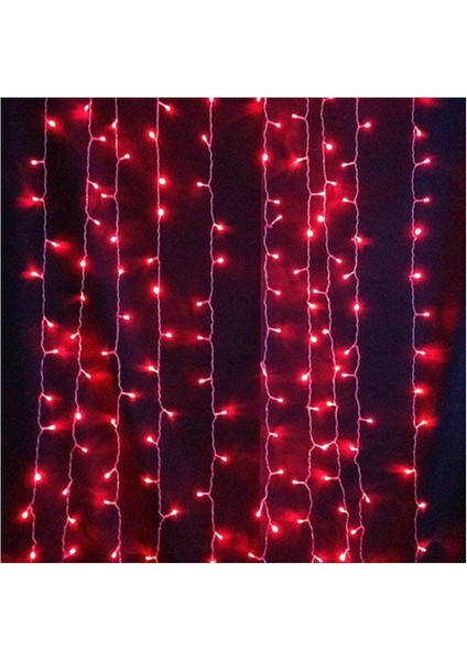 Kırmızı 2*2mt 400 Ledli Akar Perde fırsatları
