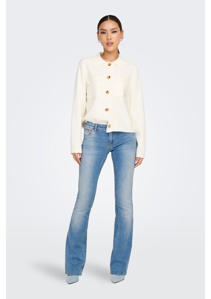 Onlblush Flare Fit Düşük Bel Bol Paça Jeans Bayan Kot Pantolon 15315650