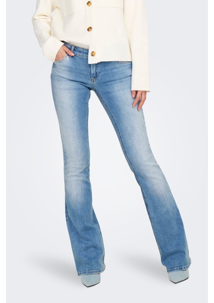 Onlblush Flare Fit Düşük Bel Bol Paça Jeans Bayan Kot Pantolon 15315650 fiyatları