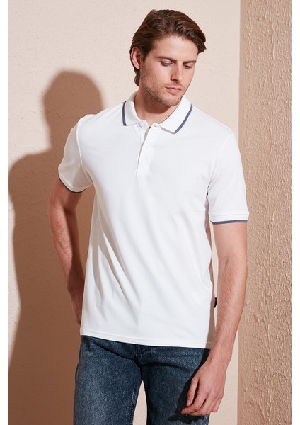 Pamuklu Regular Fit Polo Yaka T Shirt Erkek Polo Yaka T Shirt 5902063