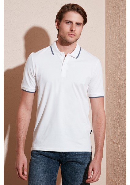 Pamuklu Regular Fit Polo Yaka T Shirt Erkek Polo Yaka T Shirt 5902063 fiyatları