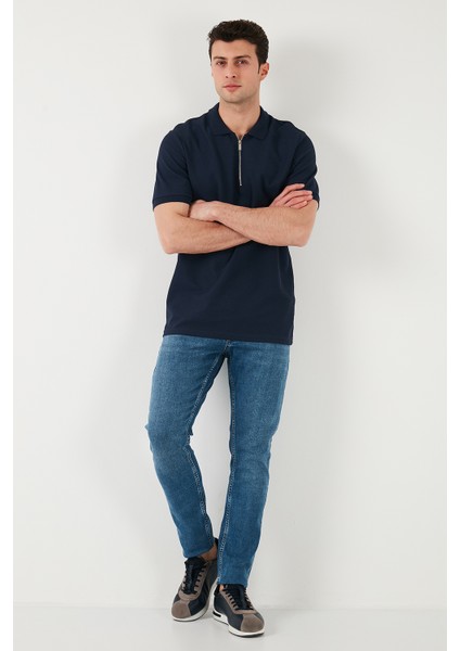 Slim Fit Normal Bel Dar Paça Jeans Erkek Kot Pantolon 1124S61NAPOLI modelleri