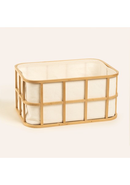 Dalı Bambu Sepet 42X32X20 cm Natural