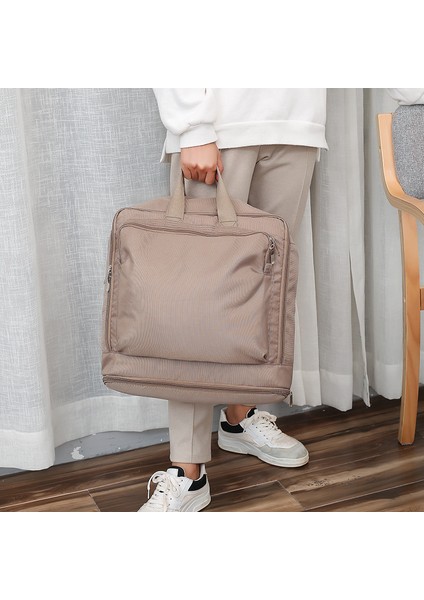Weekeıght Büyük Kapasiteli Hafif Seyahat Saklama Çantası Elbise Bagaj Taşıma Çantası Crossbody Çanta-Lacivert (Yurt Dışından)
