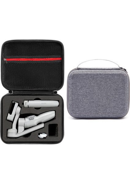 Taşınabilir Darbeye Dayanıklı Saklama Çantası Taşıma Çantası Çanta Zhiyun Pürüzsüz Q3 El ​​gimbal-Gri/siyah Astar (Yurt Dışından)