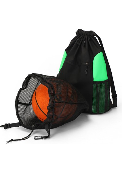 Taıdıng Z16 Naylon Ipli Sırt Çantası Spor Basketbol Saklama Omuz Çantası Dize Cinch Sırt Çantası-Gri (Yurt Dışından) fiyatları