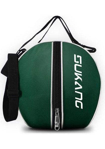 Dayanıklı Polyester Elyaf Basketbol Çantası 30CM Ayarlanabilir Omuz Askılı Spor Antrenman Sırt Çantası-Yeşil (Yurt Dışından)