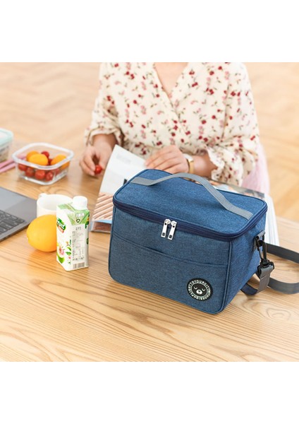 TB-0401 Moda Öğle Yemeği Çantası Çanta Termal Yalıtımlı Soğutucu Omuz Askılı Öğle Yemeği Çantası, Boyut: M-Kırmızı (Yurt Dışından) modelleri