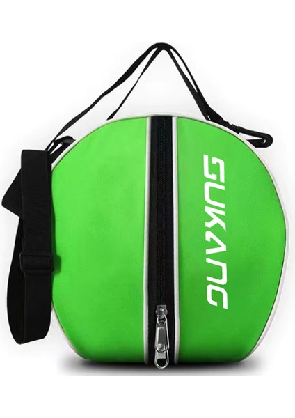 Dayanıklı Polyester Elyaf Basketbol Çantası 30CM Ayarlanabilir Omuz Askılı Spor Antrenman Sırt Çantası-Açık Yeşil (Yurt Dışından)