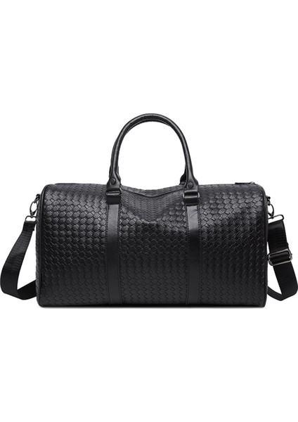 45X21X24CM Su Geçirmez Spor Çantası Pu Deri Duffle Çanta Hafta Sonu Gecelik Crossbody Çanta Çanta (Yurt Dışından)