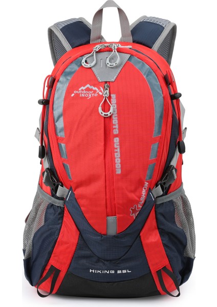 Outdoor Inoxto Erkek Kadın Su Geçirmez Polyester Açık Tırmanma Sırt Çantası Bisiklet Yürüyüş Sırt Çantası-Kırmızı (Yurt Dışından) fiyatları