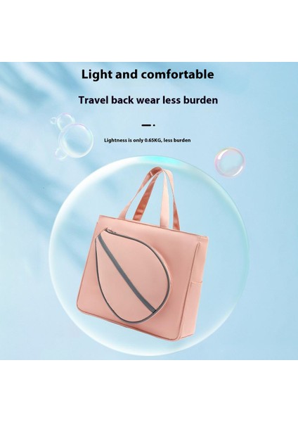 5615 Raket Saklama Çantası Spor Çantası Omuz Çantası 43X12X36+22CM-PEMBE/TENIS Raketi Için (Yurt Dışından) indirimleri