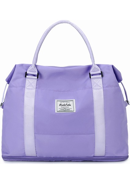Seyahat Spor Çantası Su Geçirmez Çanta Spor Tote Yoga Spor Çantası, Boyut: 38*13*32CM-AÇIK Mor (Yurt Dışından)
