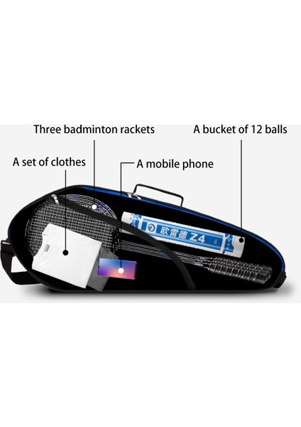 Oreıde YB1003 Tenis Raket Çantası Polyester Messenger Omuz Çantası Erkek, Kadın-Yeşil (Yurt Dışından) fırsatları