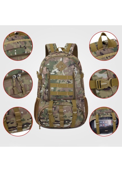 Flamehorse 50L Büyük Kapasiteli Naylon Sırt Çantası Açık Hava Yürüyüşü Trekking Sırt Çantası-Yeşil Kamuflaj (Yurt Dışından) indirimleri