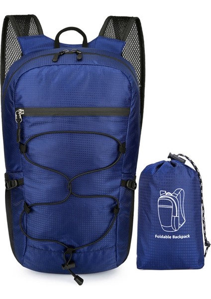 Vanaheımr 531 Katlanabilir Dış Mekan Sırt Çantası Naylon Tırmanma Yürüyüş Sırt Çantası-Koyu Mavi (Yurt Dışından)
