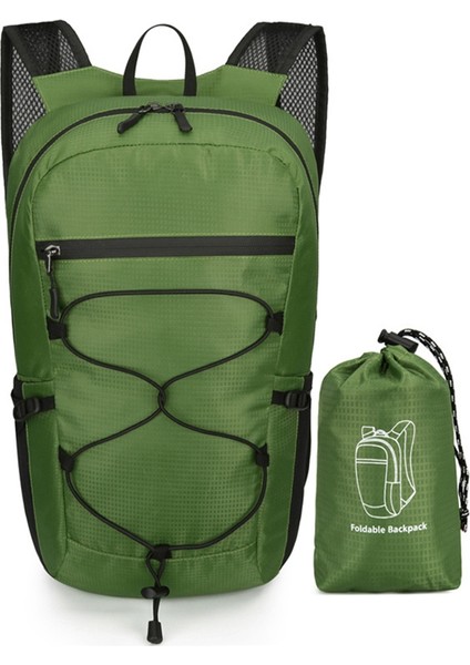Vanaheımr 531 Katlanabilir Dış Mekan Sırt Çantası Naylon Tırmanma Yürüyüş Sırt Çantası-Yeşil (Yurt Dışından)