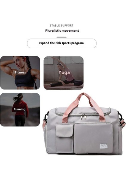 Oxford Kumaş Spor Çantası Islak ve Kuru Ayırma Cepli Spor Çantası Spor Çantası-Haze Mavi (Yurt Dışından) fiyatları