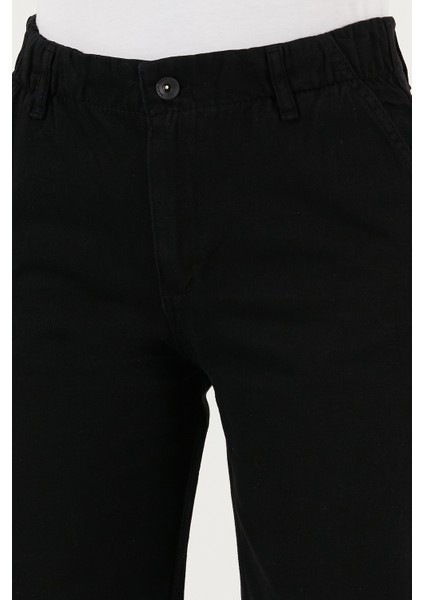 Pamuklu Standart Fit Yüksek Bel Geniş Paça Pantolon Bayan Pantolon 668YP5344 indirimleri
