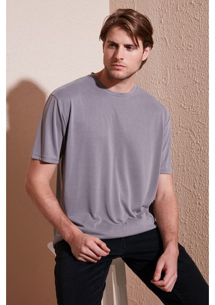 Regular Fit Bisiklet Yaka Basic T Shirt Erkek T Shirt 5902924