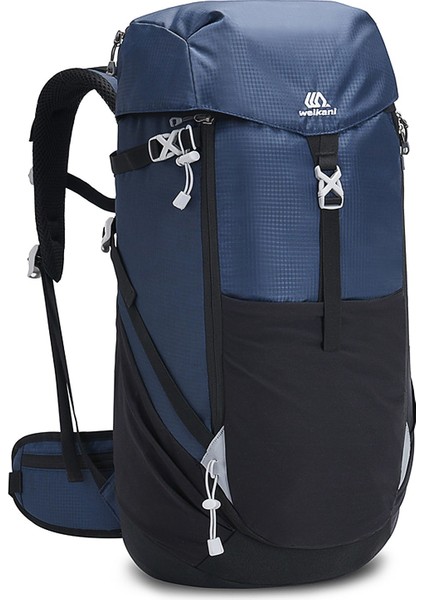 Yürüyüş Sırt Çantası 50L Dağcılık Sırt Çantası Su Geçirmez Hafif Yürüyüş Sırt Çantası Trekking Kamp Açık Hava Spor Seyahat Çantası Veya Tırmanma Kamp Turu-Koyu Mavi (Yurt Dışından)