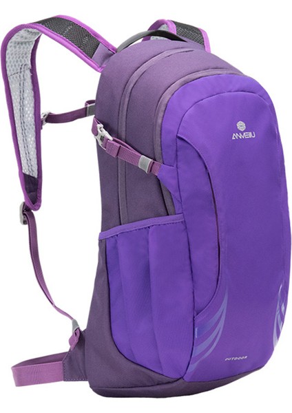 Anmeılu 1062 16L Naylon+Polyester Sırt Çantası Yürüyüş Bisiklete Binme Büyük Omuz Çantası-Mor (Yurt Dışından)