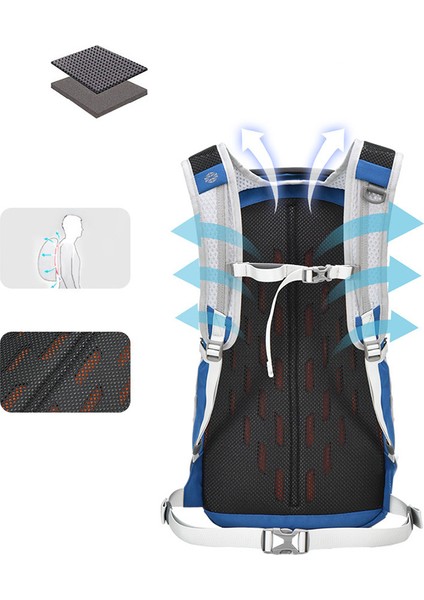 Anmeılu 1062 16L Naylon+Polyester Sırt Çantası Yürüyüş Bisiklete Binme Büyük Omuz Çantası-Mor (Yurt Dışından) modelleri