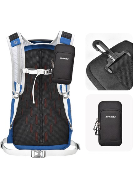 Anmeılu 1062 16L Naylon+Polyester Sırt Çantası Yürüyüş Bisiklete Binme Büyük Omuz Çantası-Mor (Yurt Dışından) indirimleri