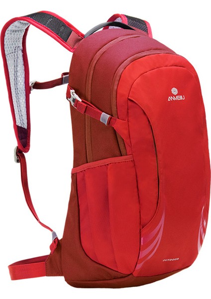 Anmeılu 1062 16L Naylon+Polyester Sırt Çantası Yürüyüş Bisiklete Binme Büyük Omuz Çantası-Kırmızı (Yurt Dışından)