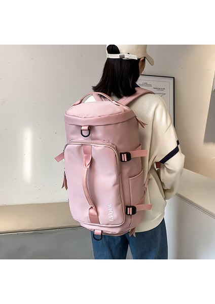 Su Geçirmez Naylon Oxford Kumaş Sırt Çantası Açık Seyahat Bagaj Holdall Omuz Çantası-Haze Mavi (Yurt Dışından) fiyatları