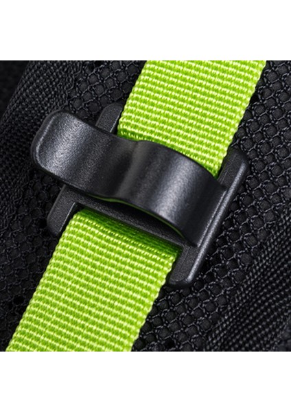 Anmeılu 1031A 20L Doğa Sporları Gece Bisiklete Binme Yansıtıcı Sırt Çantası 210D Naylon Su Geçirmez Ultra Hafif Kask Omuz Çantası-Siyah/yeşil (Yurt Dışından) modelleri