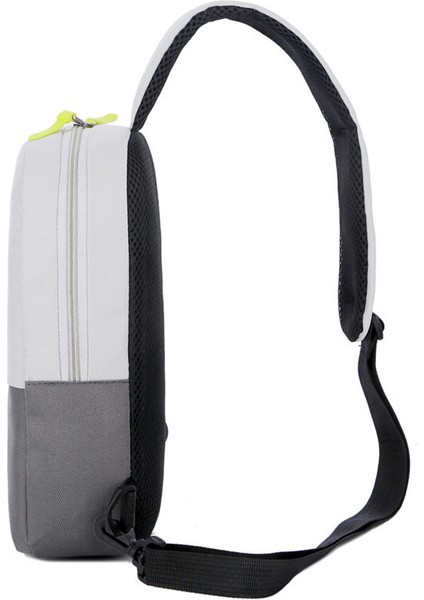 0992 Erkek Kadın Göğüs Çantası Naylon Oxford Clorh Tek Omuz Crossbody Çanta Rahat Seyahat Sırt Çantası-Siyah (Yurt Dışından) fiyatları