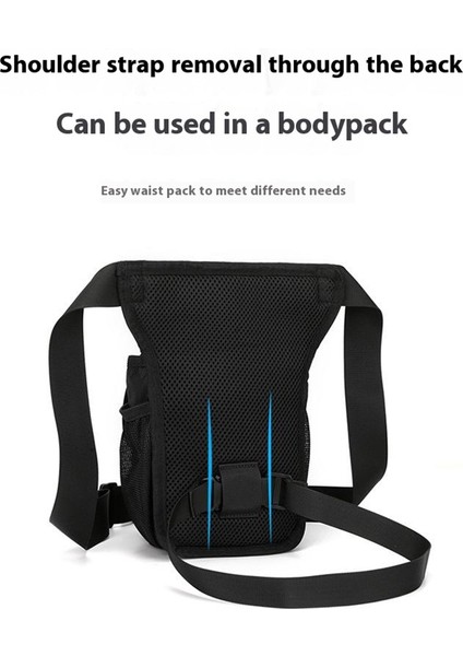 Wepower 2305 Doğa Sporları Erkek Bel Paketi Crossbody Çanta Naylon Bisiklet Bacak Çantası-Koyu Mavi (Yurt Dışından) fiyatları