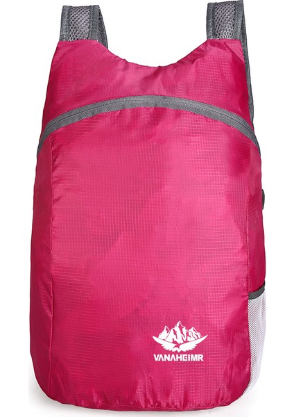 Vanaheımr 600 Ultra Hafif Katlanabilir Açık Hava Tırmanma Yürüyüş Sırt Çantası Seyahat Sırt Çantası-Gül (Yurt Dışından)
