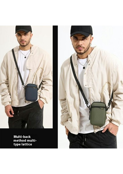 Wepower 2151 Rahat Crossbody Çanta Naylon Bel Paketi Hafif Telefon Kılıfı Tek Omuz Çantası-Ordu Yeşil (Yurt Dışından) modelleri