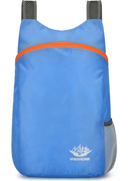 Vanaheımr 600 Ultra Hafif Katlanabilir Açık Hava Tırmanma Yürüyüş Sırt Çantası Seyahat Sırt Çantası-Gök Mavisi Yeni Renk (Yurt Dışından)