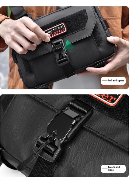 Weıxıer D404 Erkek Su Geçirmez Crossbody Çanta Manyetik Tokalı Tripod Taşıma Seyahat Tek Omuz Çantası-Gri (Yurt Dışından) fırsatları