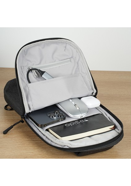 Yesıdo WB33 Erkek Crossbody Çanta Su Geçirmez Polyester Göğüs Çantası Seyahat, Spor, Günlük Kullanım Için Omuz Çantası (Yurt Dışından) modelleri