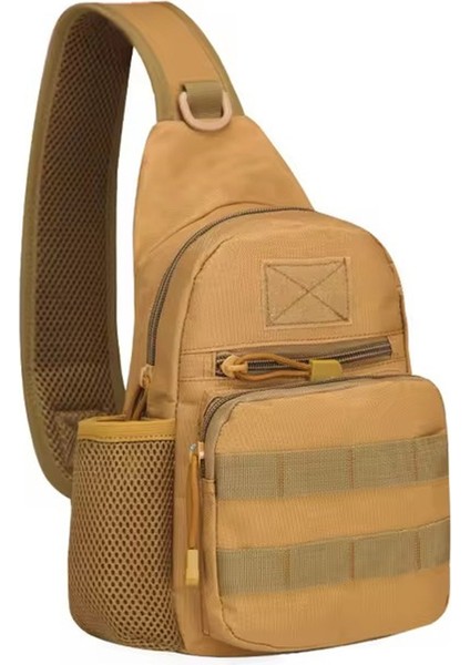 Halın A14 Askeri Molle Göğüs Çantası Oxford Kumaş Crossbody Sling Çanta Sırt Çantası Tarzı A (Yurt Dışından)