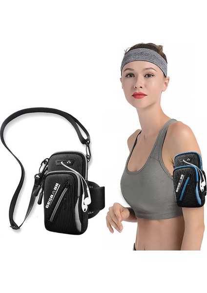 Spor Koşu Nefes Alabilen Kol Çantası Spor Telefonu Depolama Kılıfı Telefon Için Crossbody Çanta 7.2 Inç-Kırmızı (Yurt Dışından) indirimleri