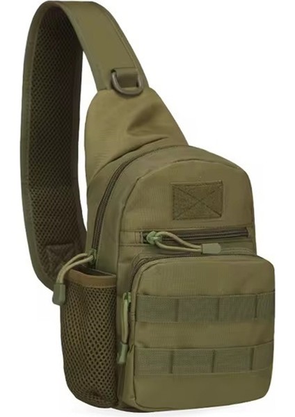 Halın A14 Askeri Molle Göğüs Çantası Oxford Kumaş Crossbody Sling Çanta Sırt Çantası Tarzı C (Yurt Dışından)