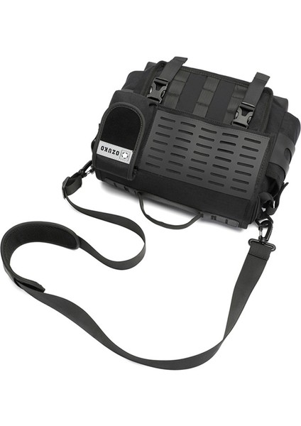 Ozuko Erkek Askılı Çanta Su Geçirmez Evrak Çantası Büyük Satchel Omuz Çantası Crossbody Okul Çantası Seyahat Çalışması Için Ofis-Siyah (Yurt Dışından) modelleri